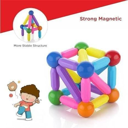 Magnetic Sticks and Balls Set for Kids 36 Pcs