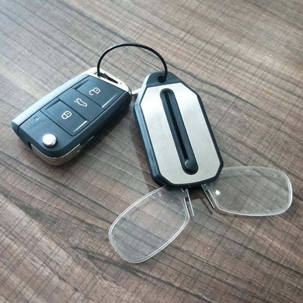 Unisex Foldable Nose Clip Reading Glasses