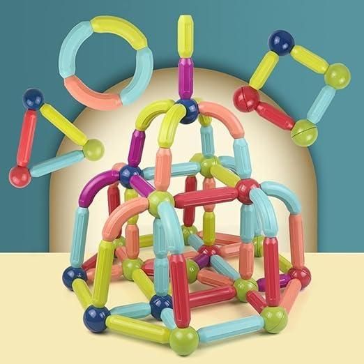 Magnetic Sticks and Balls Set for Kids 36 Pcs