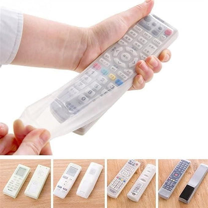 Transparent Silicone TV Remote Cover Dustproof (3 Pcs)