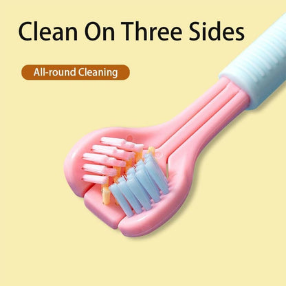 3-Sided Cleaning Training Great Angle Tooth Brush (Pack of 2)