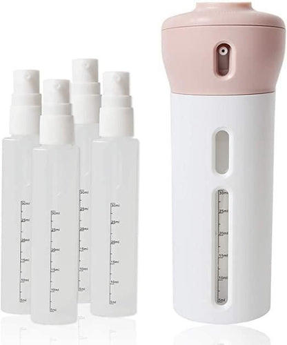 4-in-1 Smart Travel Bottles Set, Includes 4 Empty Reusable