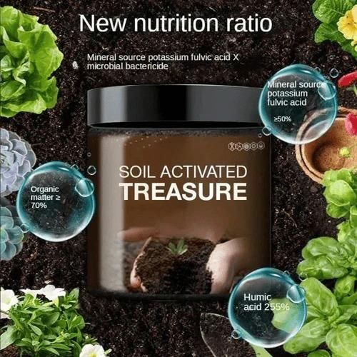 Soil Activated Treasure Premium Soil Activator 200gram (Pack of 2)