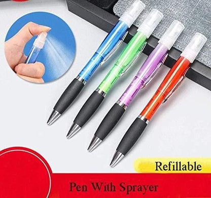 5 Pieces Portable Refillable Disinfectant Spray Pen Multicolor