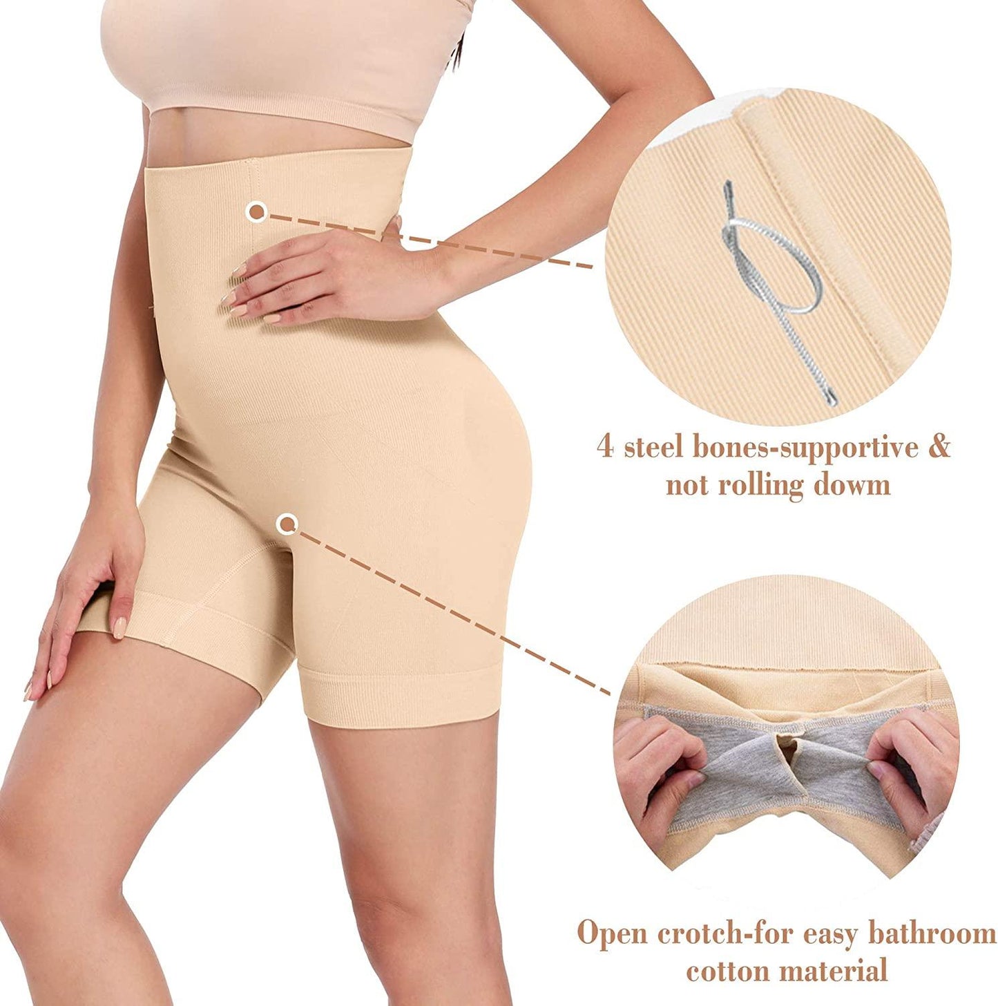 4-in-1 Quick Slim Tummy, Back, Thighs, Hips Body Shaper