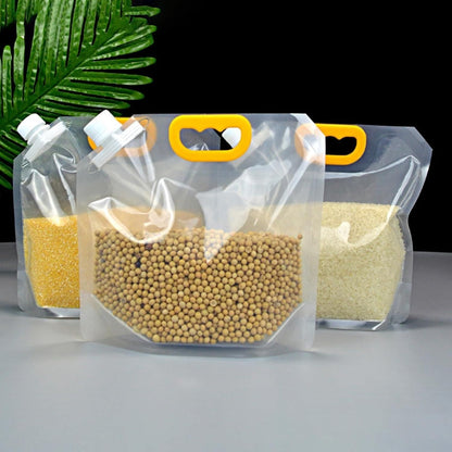 Reusable Grain Moisture Proof Sealed Bag Grain Storage Tank 1 L (Pack of 8)