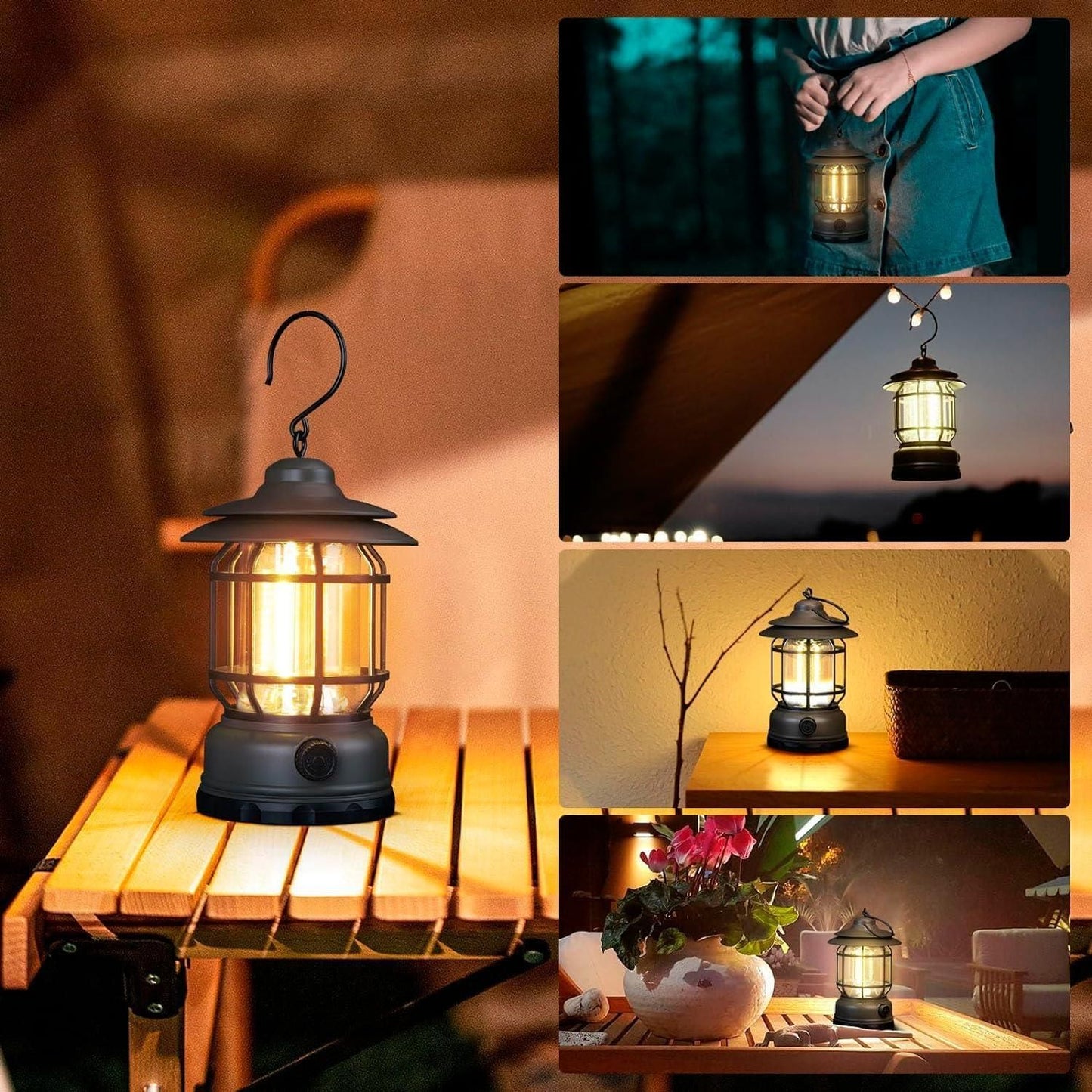 Camping Lantern Light, LED Carrying Light