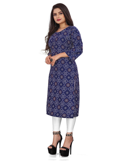 Women's Printed Crepe Kurtis�