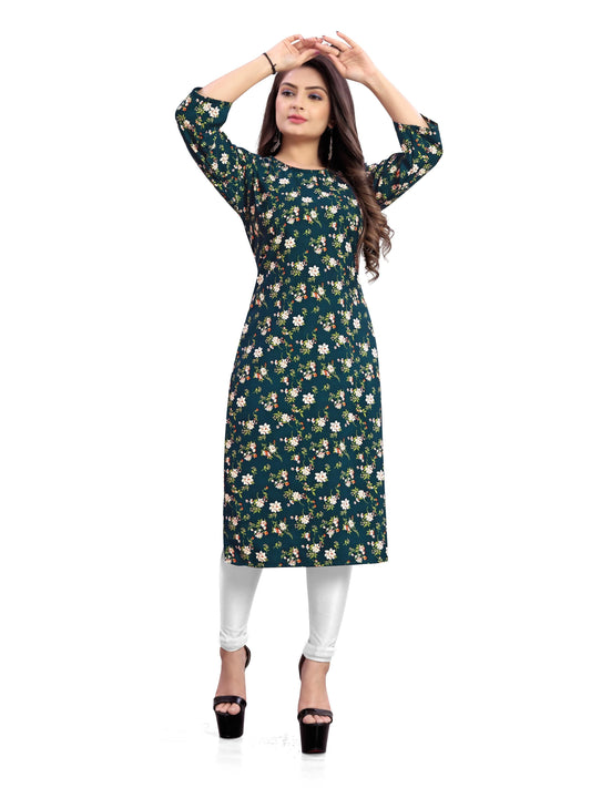 Women's Printed Crepe Kurtis�