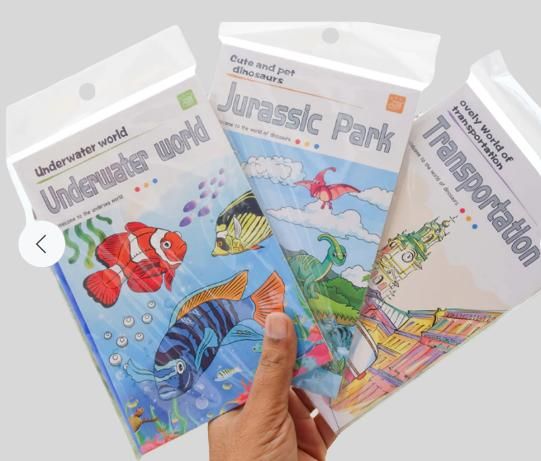 Water Coloring Books (3 pcs)