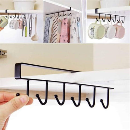 Mug Cups Wine Glasses Storage Hooks Kitchen