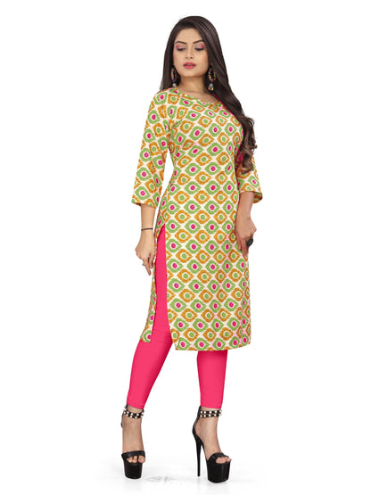 Women's Printed Crepe Kurtis�