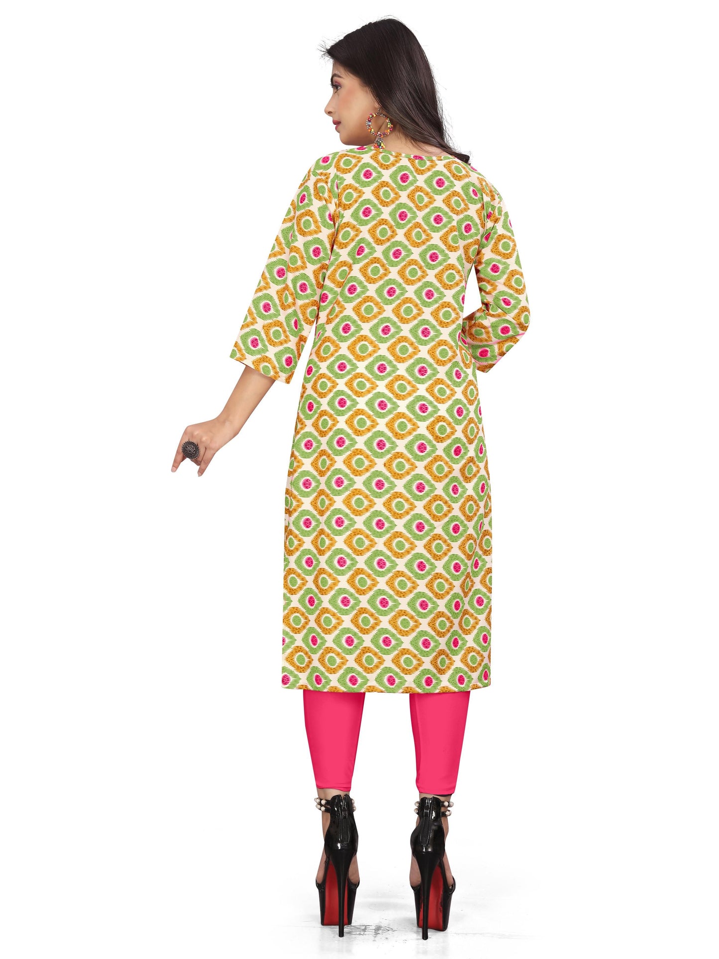 Women's Printed Crepe Kurtis�