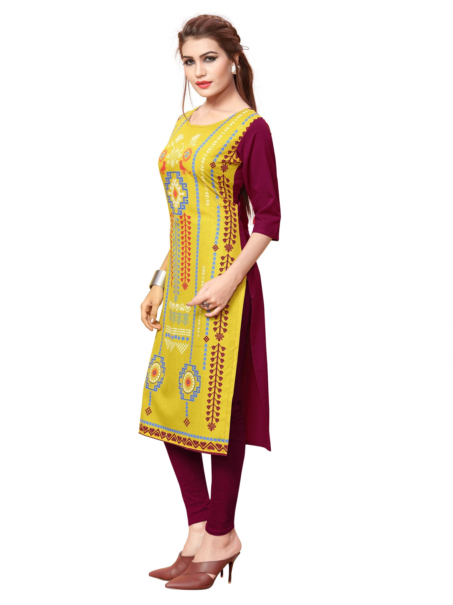 Beautiful Printed Crepe Kurtis