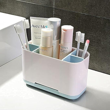 Tooth Brush Holder For Wash Basin (Multicolor)