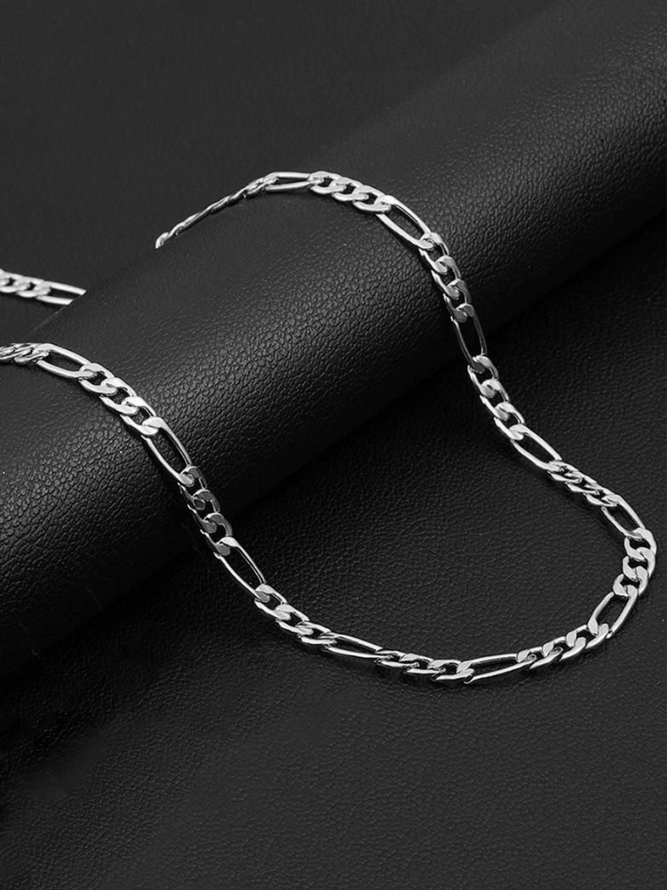 Delicate Men's Silver Plated Chain