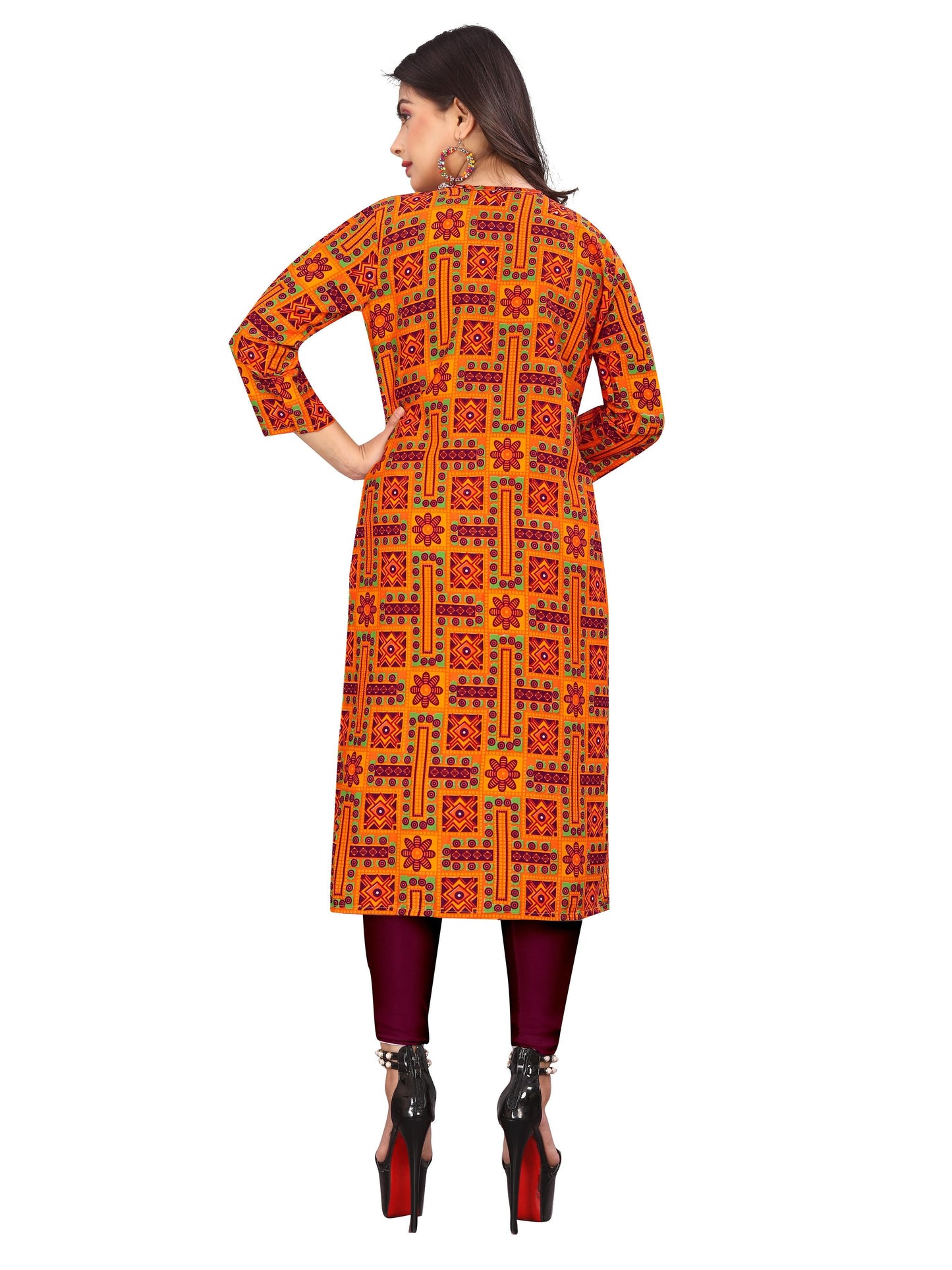 Women's Printed Crepe Kurtis�