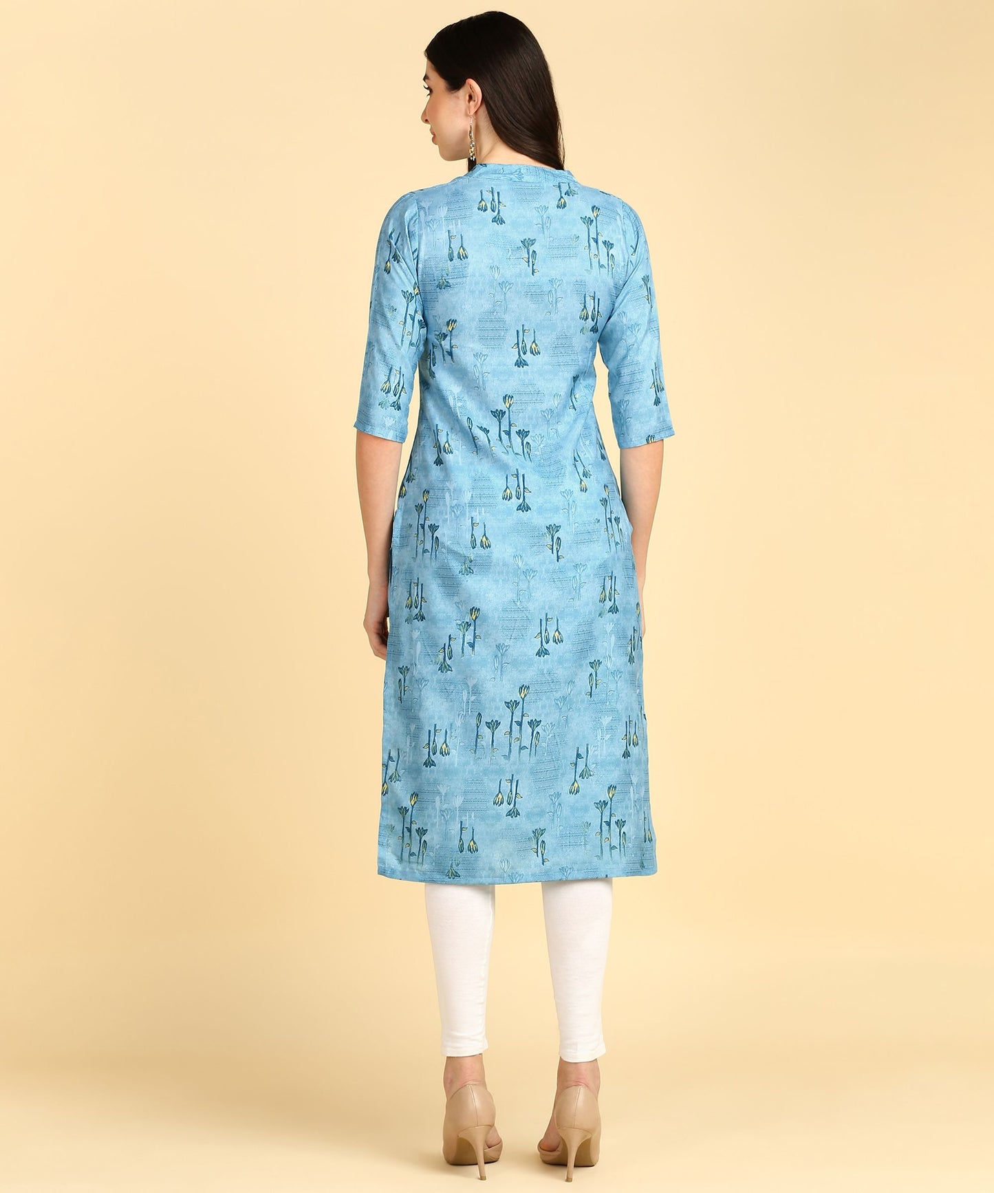 Beautiful Printed Casual Creap Kurtis