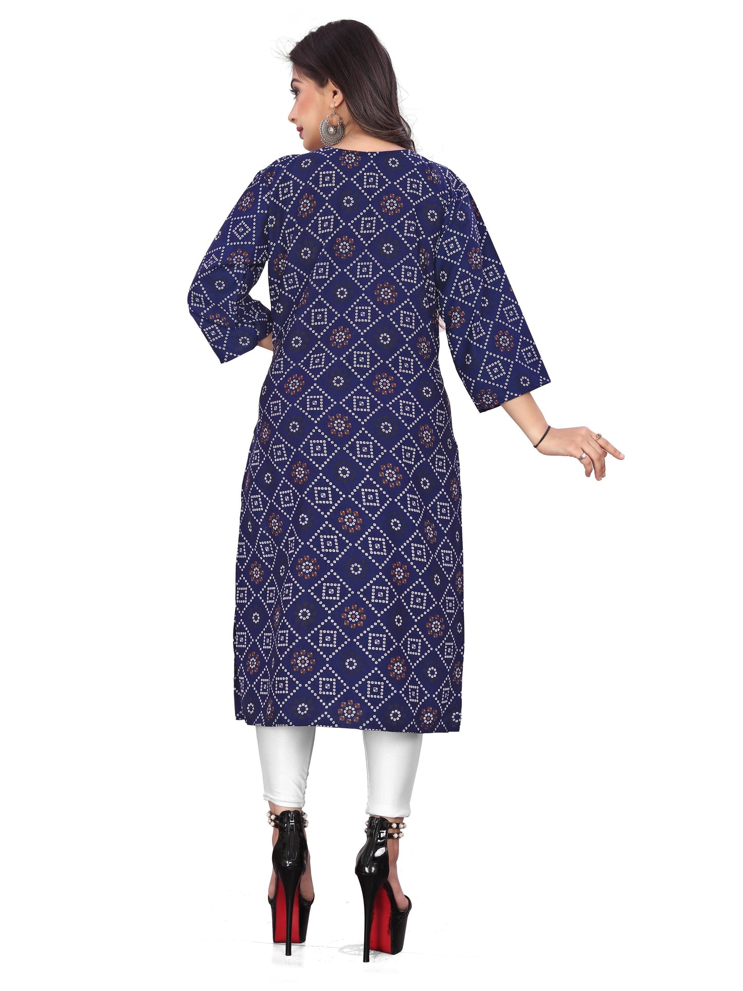 Women's Printed Crepe Kurtis�